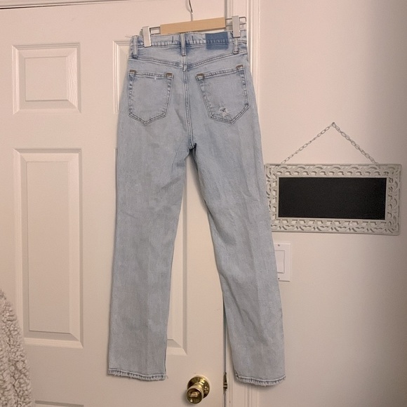 Ankle straight ultra high rise jeans - Picture 3 of 6
